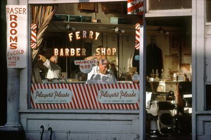 Ferry Barber Shop, 1959