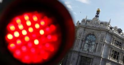 Fachada de la sede del Banco de España.