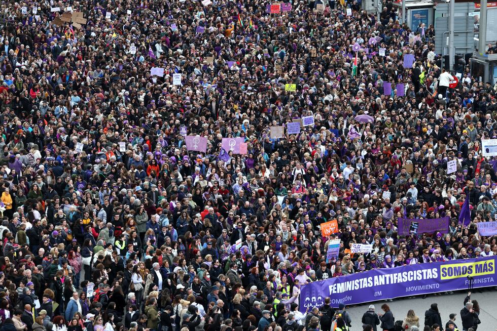 8M en España: las manifestaciones del Día de la Mujer, en imágenes ...
