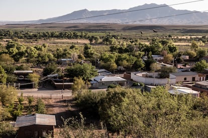 Vista de la comunidad de Bavispe, Sonora.