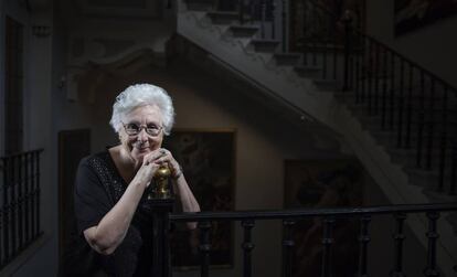 Josefina Molina, en la Academia de las Artes de San Fernando donde acaba de ingresar. 