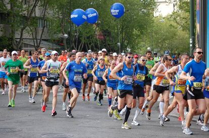 Corredores en la edici&oacute;n del EDP Rock&rsquo;n&rsquo;Roll Madrid Marat&oacute;n del a&ntilde;o pasado. 