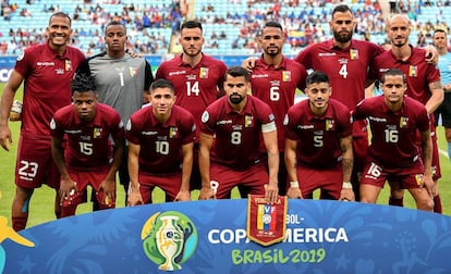Seleção venezuelana estreou contra o Peru na Copa América.
