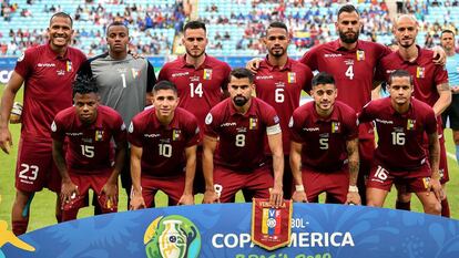 Seleção venezuelana estreou contra o Peru na Copa América.