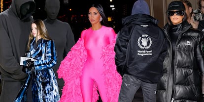 Kim Kardashian y Kanye West no han dejado de vestir Balenciaga desde que anunciaron su separación. Julia Fox, nueva pareja del rapero, también lleva ya algunas de sus prendas.
