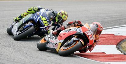 Rossi y Márquez en Sepang.