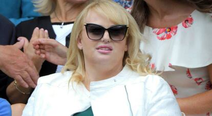 Rebel Wilson, en Wimbledon.