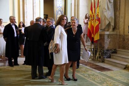 Botella, ayer en el acto de apertura del año judicial.