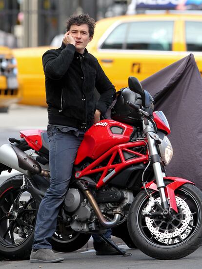 Orlando Bloom prefiere la Ducati.