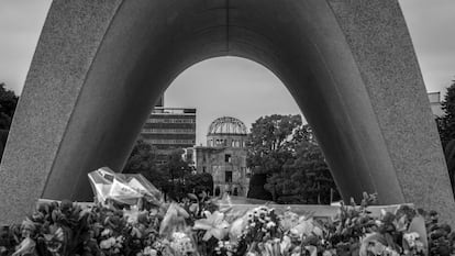 Memorial a las víctimas de la bomba atómica de 1945 en Hiroshima (Japón).