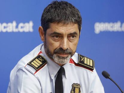 El mayor de los Mossos, Josep Lluís Trapero, citado a declarar en la Audiencia por sedición.