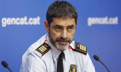 El mayor de los Mossos, Josep Lluís Trapero, citado a declarar en la Audiencia por sedición.
