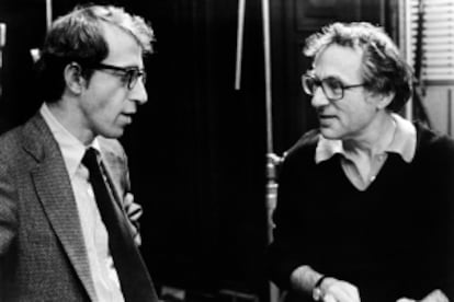 Woody Allen y Walter Bernstein.