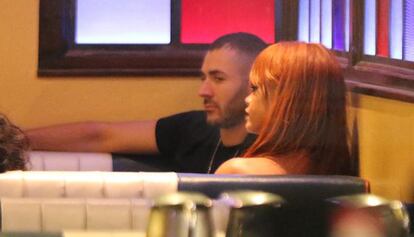 Rihanna y Benzema, desayunando en Manhattan.