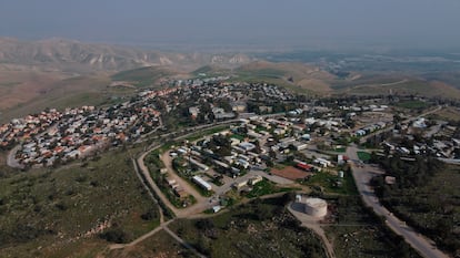 Asentamiento judío de Maale Afraim en el valle del Jordán, en Cisjordania.