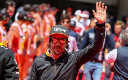 Fernando Alonso, durant el GP de Xina celebrat a l'abril.