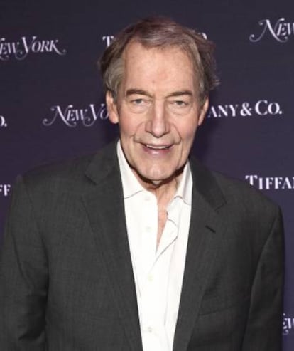 El presentador Charlie Rose.