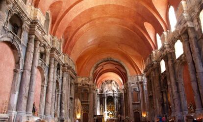 Iglesia de São Domingos, en el barrio de la Baixa.