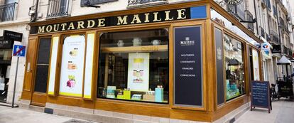 La tienda de mostazas Maille, en el centro de Dijon.