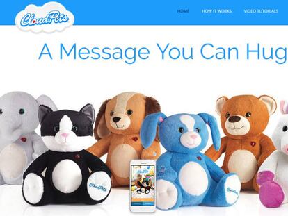 Página web de Cloud Pets.