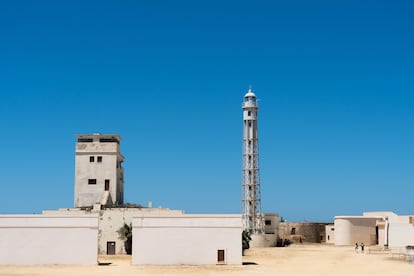 El faro de San Sebastián, en la ciudad de Cádiz.