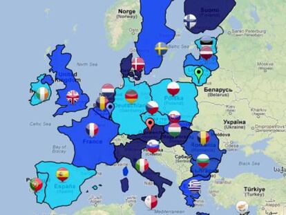 La presencia de diputados ultras en Bruselas y en los parlamentos nacionales de los 27, en un gráfico animado.