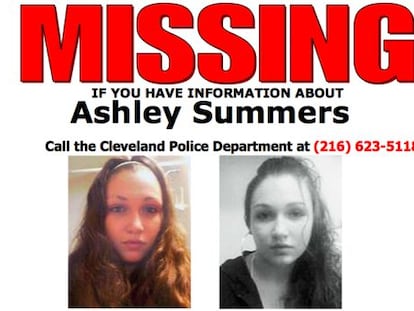 Cartel elaborado por Project Jason para ayudar a la búsqueda de Ashley Summers.