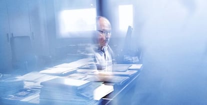 El síndic de Greuges de Cataluña, en la sede de la institución autonómica.