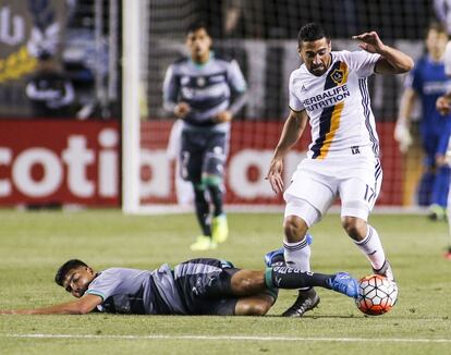 Partido que enfrentó a Santos y LA Galaxy