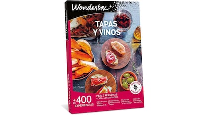 Caja regalo de experiencias gastronómicas.