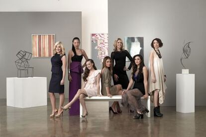 Las protagonistas del reality show 'Gallery girls'