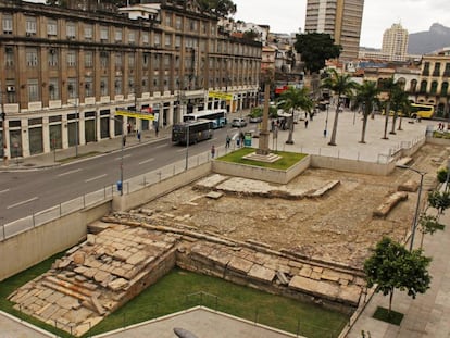 Cais do Valongo ap&oacute;s as obras.