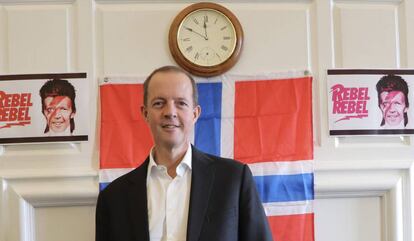 Boles, este martes en su despacho de Westminster.