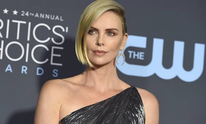 La actriz Charlize Theron, el pasado día 13 de enero.