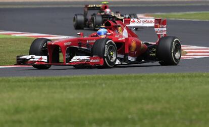 Fernando Alonso, en Silverstone.