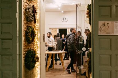 La galería de arte Échale Guindas, en el madrileño barrio de Las Salesas.