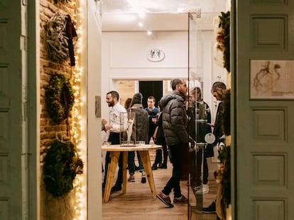 La galer&iacute;a de arte &Eacute;chale Guindas, en el madrile&ntilde;o barrio de Las Salesas.