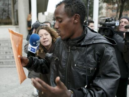 El atleta Alemayehu Bezabeh ha declarado como testigo en el juicio de la Operación Galgo en Madrid.