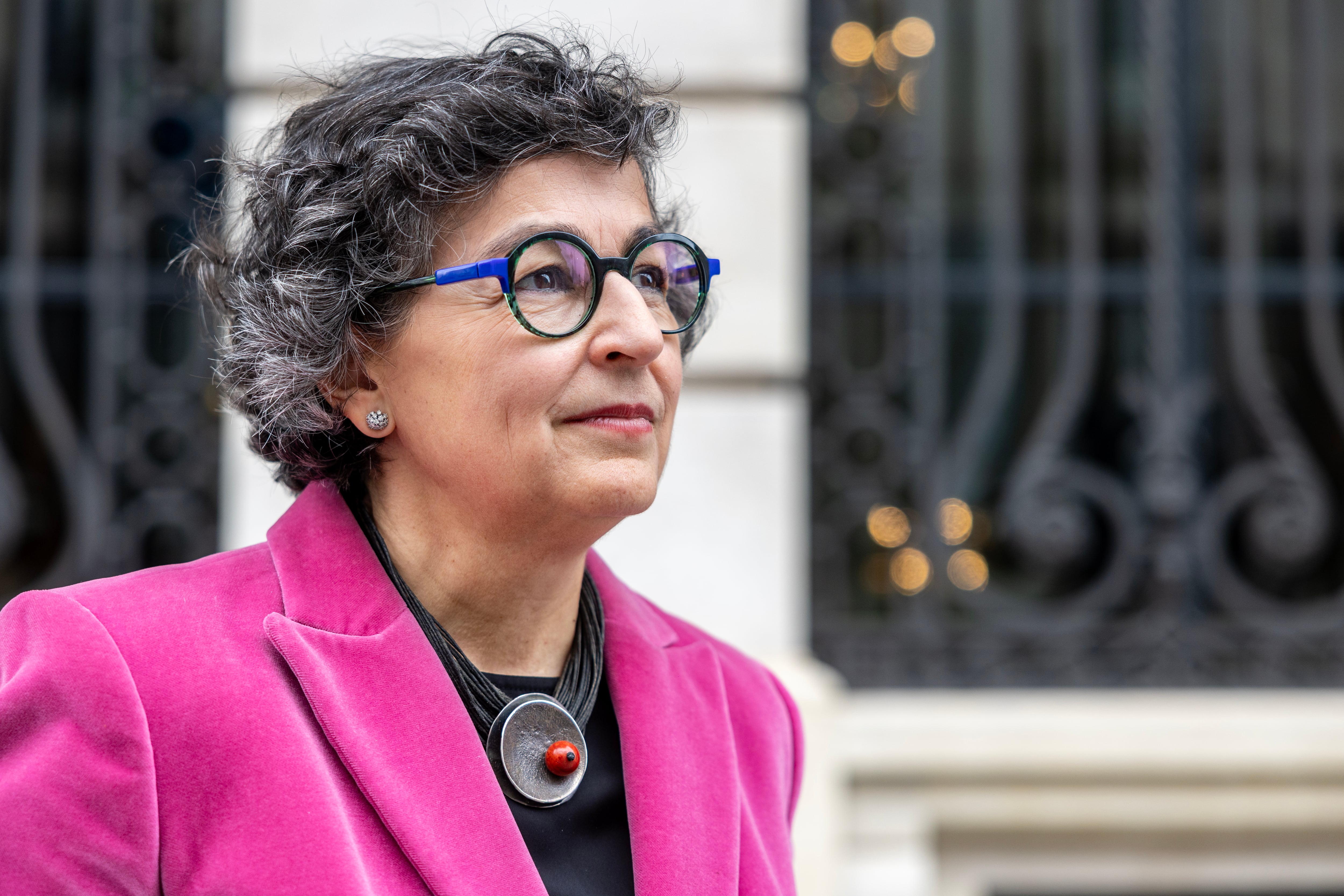Arancha González Laya, exministra de Asuntos Exteriores, el pasado viernes en Madrid. 