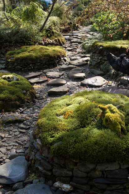 Jardín de Musgo, en el Lur Garden de Íñigo Segurola, en Oiartzun.