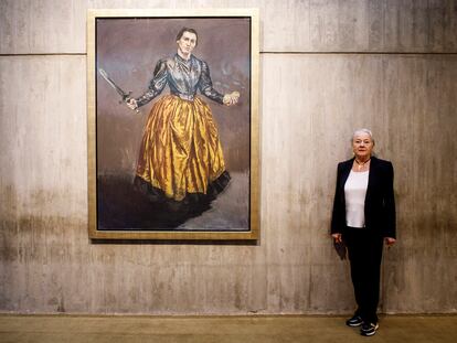 The ecologist and artist Lélia Wanick Salgado, photographed at the Calouste Gulbenkian Foundation in Lisbon, in July 2023.