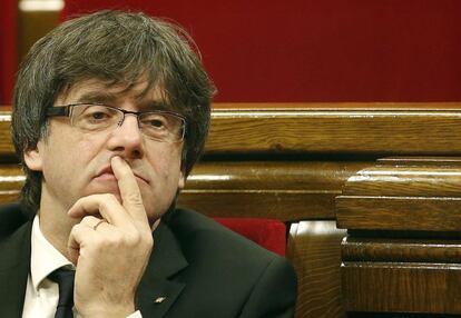 El president de la Generalitat, Carles Puigdemont.