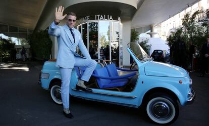 Lapo Elkann en el evento de aniversario de Fiat 500 celebrado en Milán el 4 de julio de 2018.