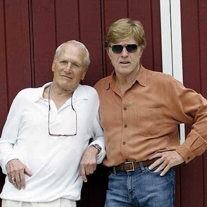 Paul Newman (izquierda) y Robert Redford.