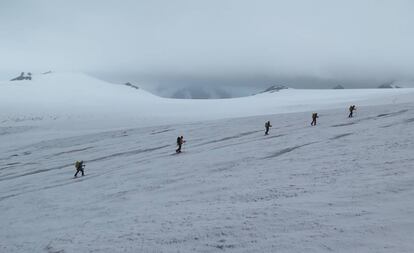 Expedición española para visitar los glaciares antárticos.