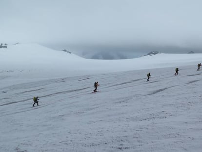 Expedición española para visitar los glaciares antárticos.