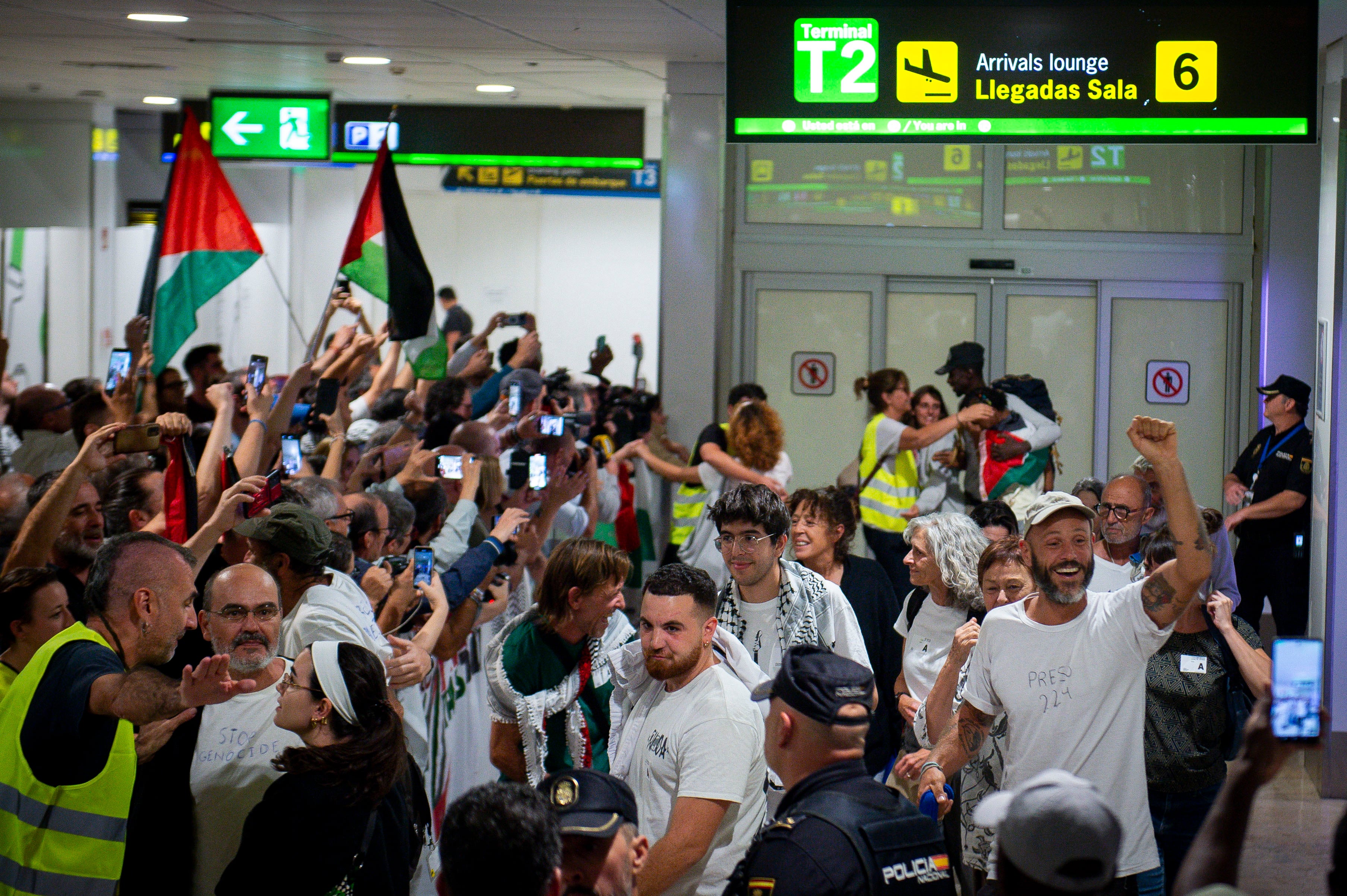 El segundo grupo de detenidos españoles por Israel: “Nos han torturado con técnicas sibilinas”
