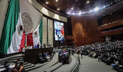 El pleno de la Cámara de Diputados, en Ciudad de México, el pasado 12 de septiembre.