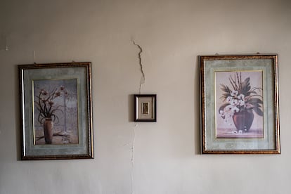 Los muros del apartamento afectado en el piso 17 del Conjunto Residencial El Paraíso, en Caracas.Chelo Camacho