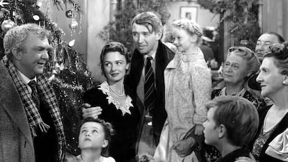 A scene from the 1946 classic 'It's a Wonderful Life' by Frank Capra.